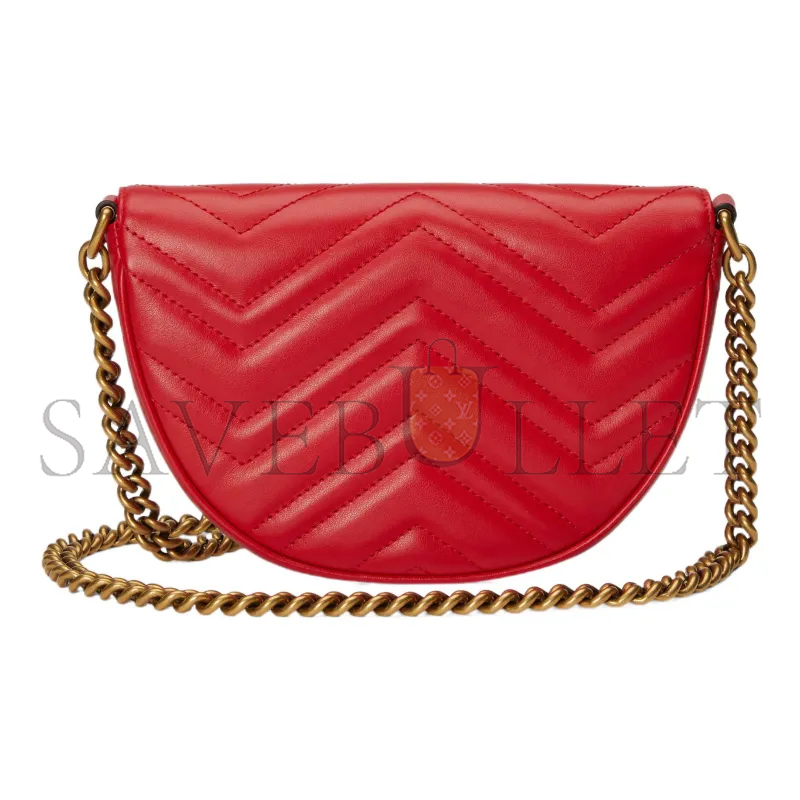 GUCCI GG MARMONT QUILTED CHAIN MINI BAG 746431 (20*14.5*4cm)